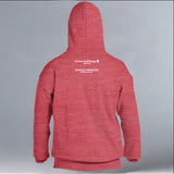 Jungle Friends - Gildan Adult Heavy Blend™ 8 oz., 50/50 Hooded Sweatshirt - Heather Scarlet Red