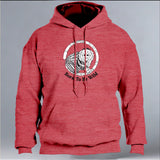 Jungle Friends - Gildan Adult Heavy Blend™ 8 oz., 50/50 Hooded Sweatshirt - Heather Scarlet Red