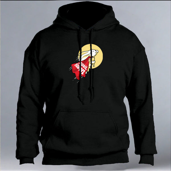 Rabbit Haven - Gildan Adult Heavy Blend™ 8 oz., 50/50 Hooded Sweatshirt - Black