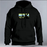 Rabbitats - Gildan Adult Heavy Blend™ 8 oz., 50/50 Hooded Sweatshirt - Black
