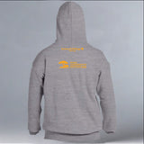Rhino Conservation Partners - Gildan Adult Heavy Blend™ 8 oz., 50/50 Hooded Sweatshirt - Graphite Heather