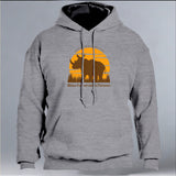Rhino Conservation Partners - Gildan Adult Heavy Blend™ 8 oz., 50/50 Hooded Sweatshirt - Graphite Heather