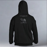 Save Giraffes Now - Gildan Adult Heavy Blend™ 8 oz., 50/50 Hooded Sweatshirt - Black