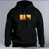 Save Giraffes Now - Gildan Adult Heavy Blend™ 8 oz., 50/50 Hooded Sweatshirt - Black