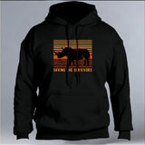 Saving the Survivors - Gildan Adult Heavy Blend™ 8 oz., 50/50 Hooded Sweatshirt - Black