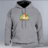 Wheek On! - Gildan Adult Heavy Blend™ 8 oz., 50/50 Hooded Sweatshirt - Graphite Heather