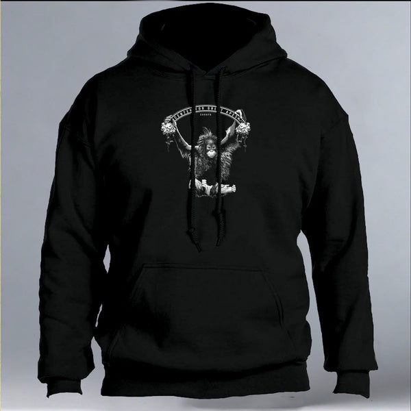 Cahaya - Gildan Adult Heavy Blend™ 8 oz., 50/50 Hooded Sweatshirt - Black