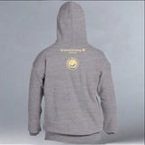 Queen of the Tetons - Gildan Adult Heavy Blend™ 8 oz., 50/50 Hooded Sweatshirt - Graphite Heather