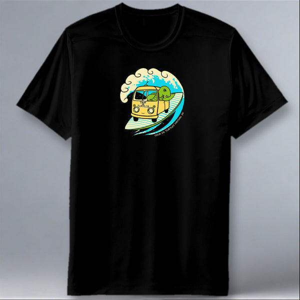 Tour de Turtles - Sport-Tek Posi-UV Pro Tee - Black