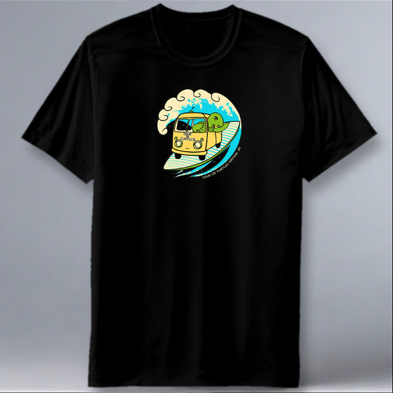 Tour de Turtles - Sport-Tek Posi-UV Pro Tee - Black