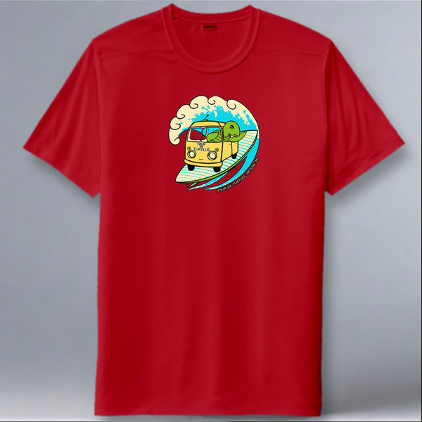 Tour de Turtles - Sport-Tek Posi-UV Pro Tee - True Red