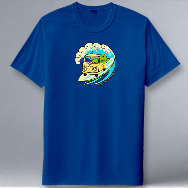 Tour de Turtles - Sport-Tek Posi-UV Pro Tee - True Royal