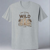 Project Coyote - 100% ORGANIC Adult Allmade® Tee - Granite Heather Gray
