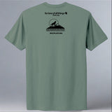Rocky Mountain Wolf Project- 100% ORGANIC Adult Allmade® Tee - Matcha Green