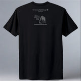 Save Giraffes Now - 100% ORGANIC Adult Allmade® Tee - Deep Black