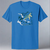 Tour de Turtles - 100% ORGANIC Adult Allmade® Tee - Beacon Blue