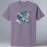 Tour de Turtles - 100% ORGANIC Adult Allmade® Tee - Cosmic Purple