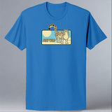 Snow Leopard Trust- 100% ORGANIC Adult Allmade® Tee - Beacon Blue