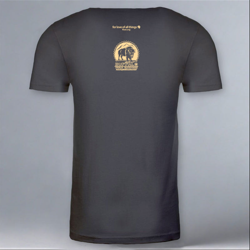 Buffalo Field Project - 100% ORGANIC Adult - Charcoal