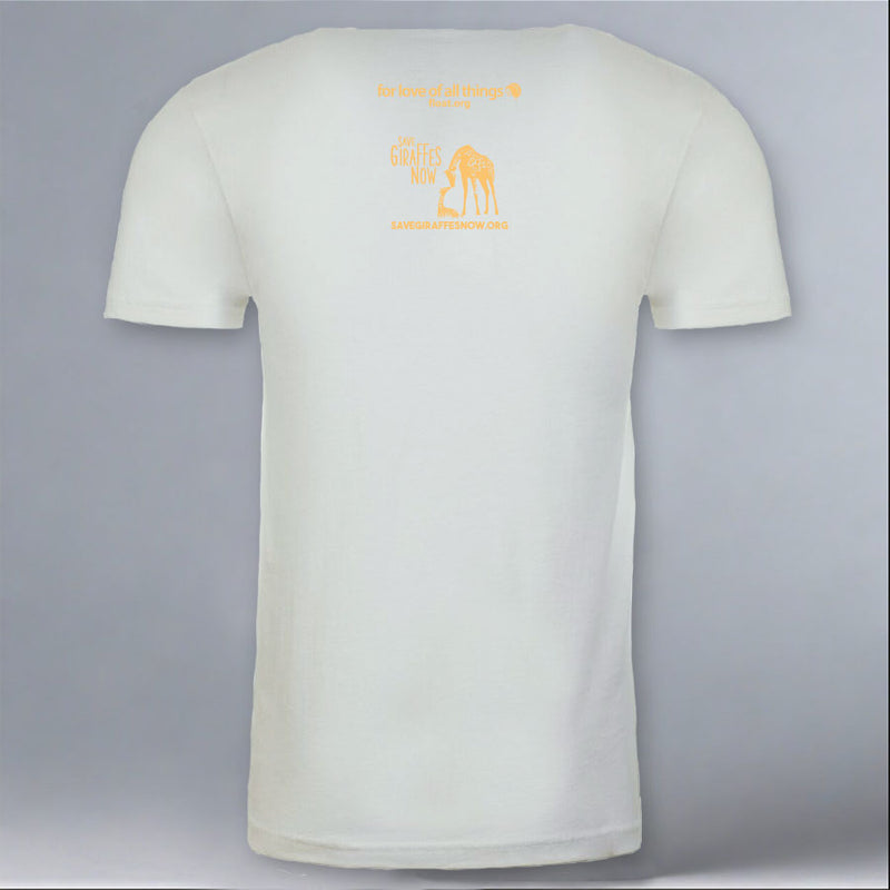 Save Giraffes Now - 100% ORGANIC Adult - Antique White