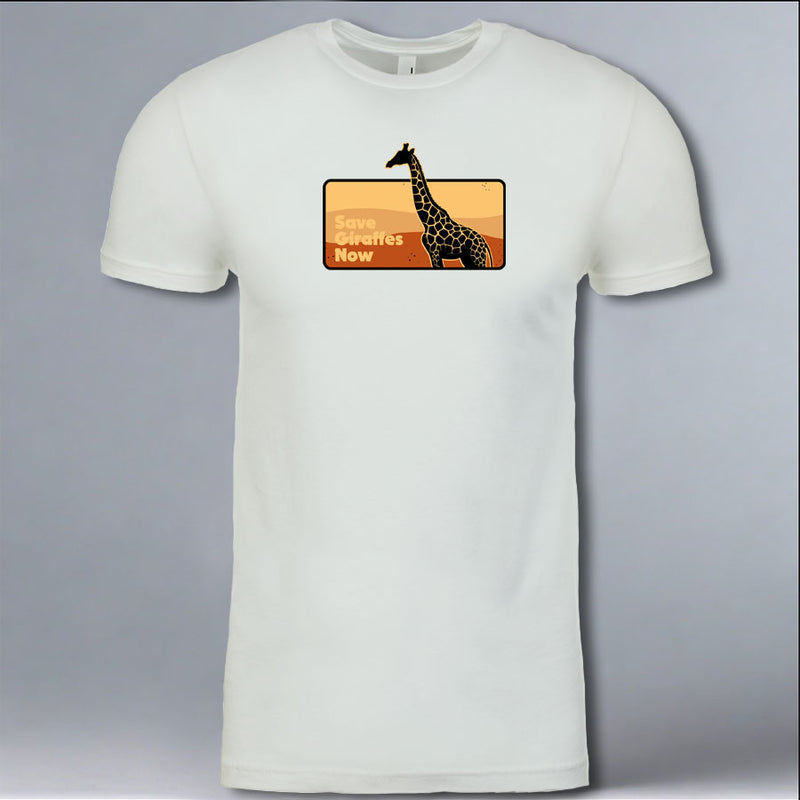 Save Giraffes Now - 100% ORGANIC Adult - Antique White