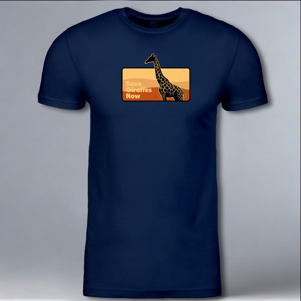 Save Giraffes Now - 100% ORGANIC Adult - Navy