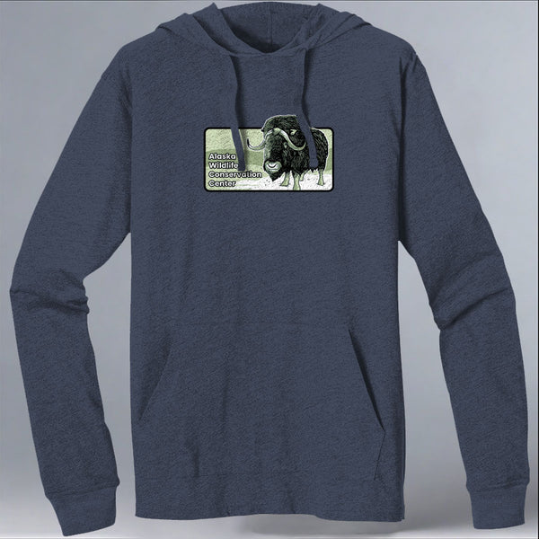 Alaska Wildlife Conservation Center - EcoBlend Hooded Tee - Water