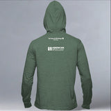 American Whitewater - EcoBlend Hooded Tee - Asparagus