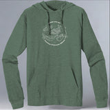 American Whitewater - EcoBlend Hooded Tee - Asparagus