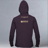 American Whitewater - EcoBlend Hooded Tee - Eggplant