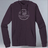 American Whitewater - EcoBlend Hooded Tee - Eggplant