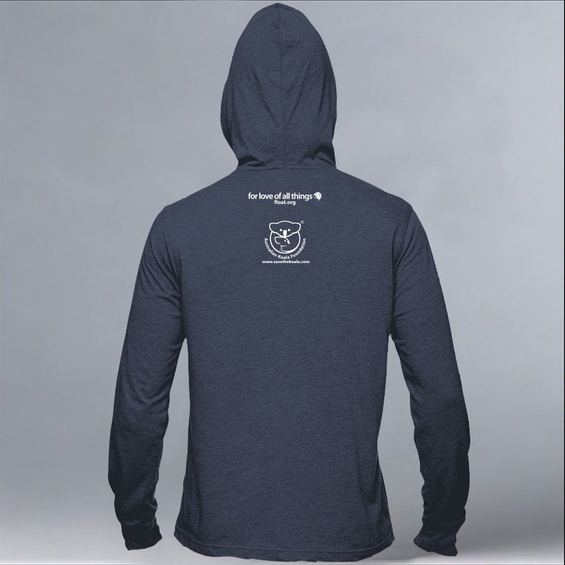 Keep it Wild - EcoBlend Hooded Tee - Water