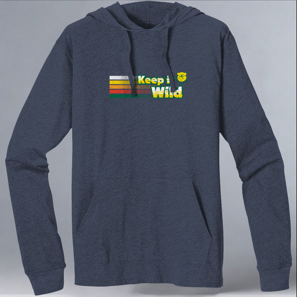Keep it Wild - EcoBlend Hooded Tee - Water