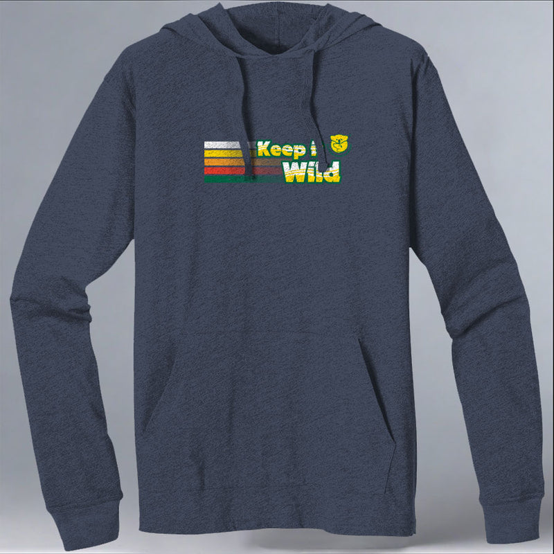 Keep it Wild - EcoBlend Hooded Tee - Water