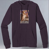 California Raptor Center - EcoBlend Hooded Tee - Eggplant