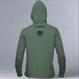 California Wildlife Center - EcoBlend Hooded Tee - Asparagus