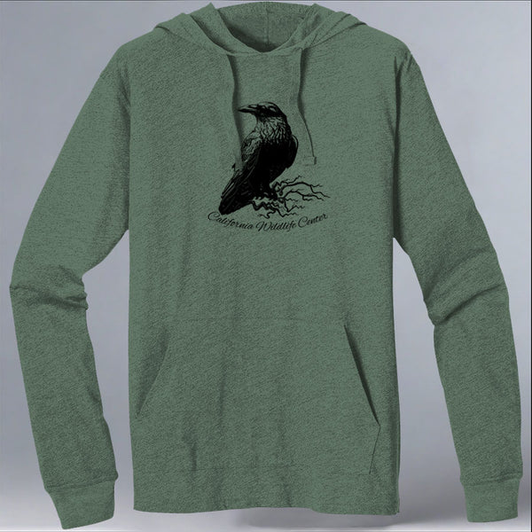 California Wildlife Center - EcoBlend Hooded Tee - Asparagus