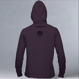 California Wildlife Center - EcoBlend Hooded Tee - Eggplant