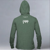 Noelle - EcoBlend Hooded Tee - Asparagus