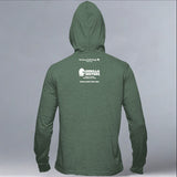 Gorilla Doctors - EcoBlend Hooded Tee - Asparagus