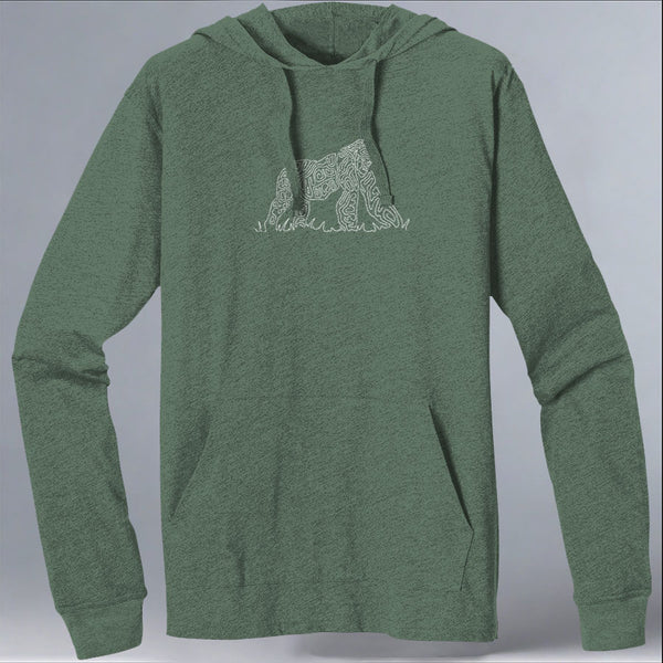 Gorilla Doctors - EcoBlend Hooded Tee - Asparagus