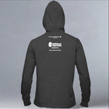 Gorilla Doctors - EcoBlend Hooded Tee - Charcoal