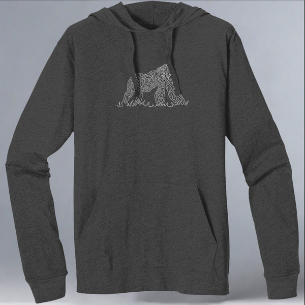 Gorilla Doctors - EcoBlend Hooded Tee - Charcoal