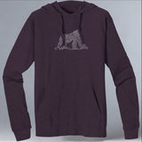 Gorilla Doctors - EcoBlend Hooded Tee - Eggplant