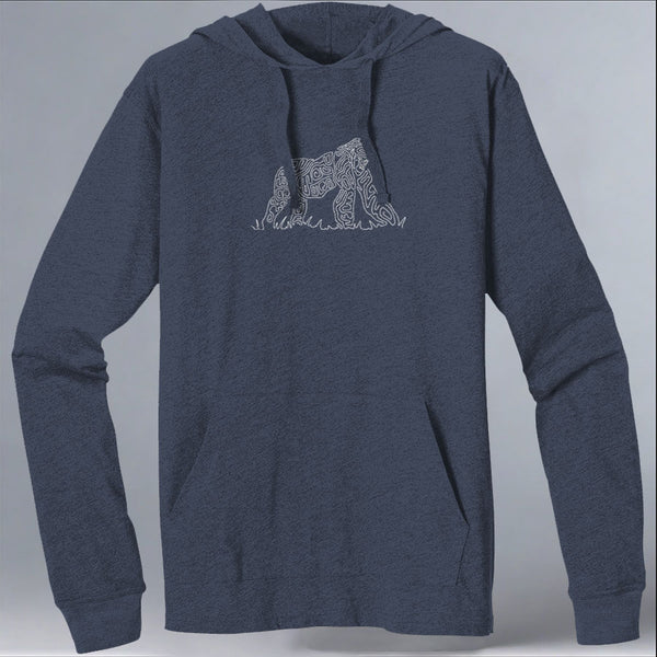 Gorilla Doctors - EcoBlend Hooded Tee - Water