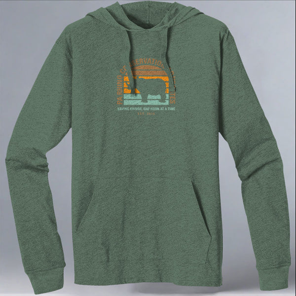 PARCA - EcoBlend Hooded Tee - Asparagus