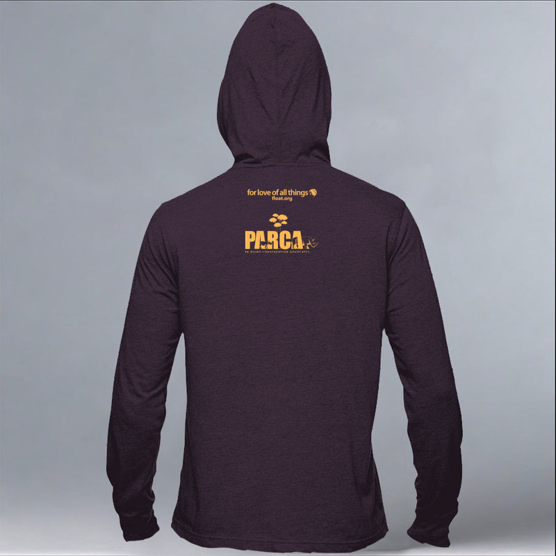 PARCA - EcoBlend Hooded Tee - Eggplant