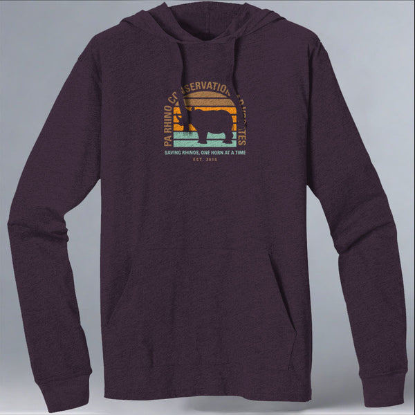 PARCA - EcoBlend Hooded Tee - Eggplant