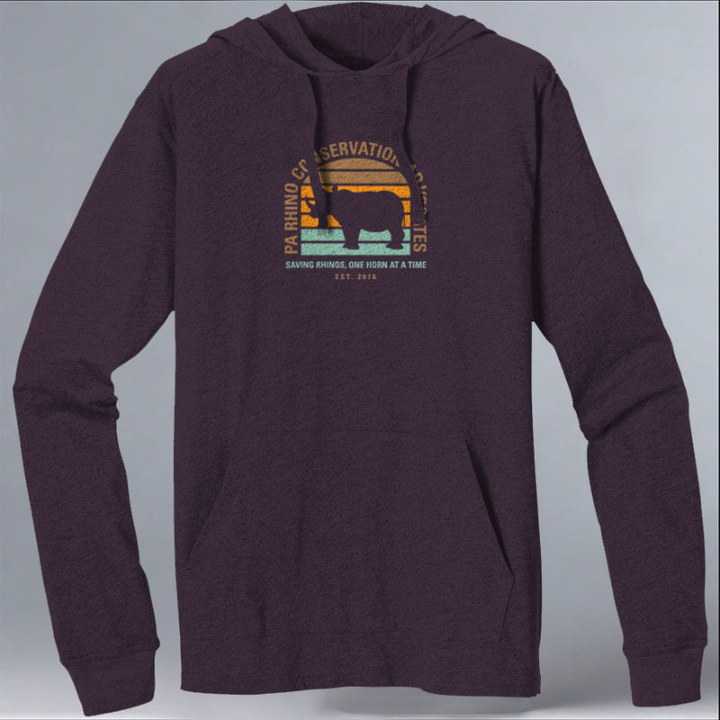 PARCA - EcoBlend Hooded Tee - Eggplant