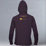 Painted Dog Conservation Inc. - EcoBlend Hooded Tee - Eggplant